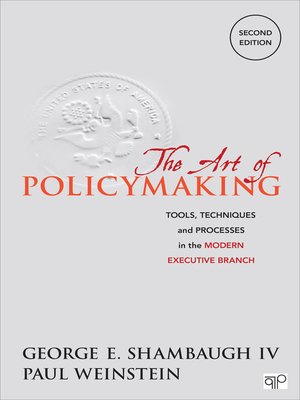 cover image of The Art of Policymaking